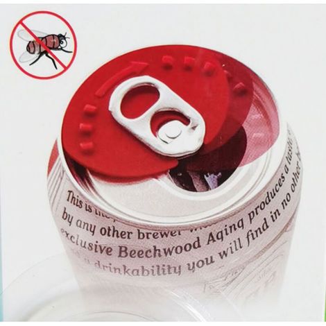 Couvercles canette boisson - Protège des insectes Maintient fraîcheur - Extérieur et maison - Lot de 5 (1/5)