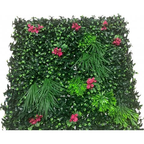 PARETE VEGETALE ARTIFICIALE SIEPE 1X1M MODELLO GIARDINO