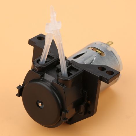 Pompe doseuse DIY à tube péristaltique pour analyse chimique en laboratoire d'aquarium (noir 12 V 13) (1/5)
