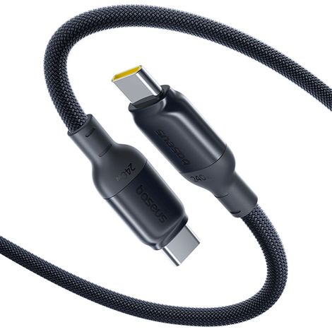 Câble de charge rapide Baseus PicoGo 240 W USB-C vers USB-C 1 m - Noir (1/5)