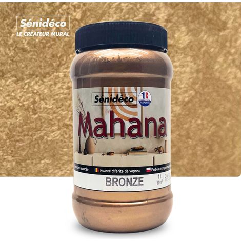 Peinture sablée effet métallisé - MAHANA 1L pour 8 m² coloris Bronze (1/5)