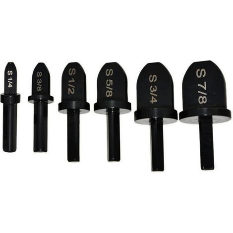 Machine de Fabrication de Badges Conditionneur de climatiseur Swagage Spin Flaging Set 6pcs Hex Shank Imperial Tube Type Expander Support (1/5)