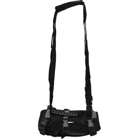 Chat gilet harnais laisse réglable respirant élégant multifonctionnel animal de compagnie marche pour animaux de compagnie chiens noir S (1/5)