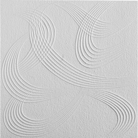 PANNELLO POLISTIROLO SOFFITTI TPDZ ARGENTO 50X50 18 MQ (1/2)
