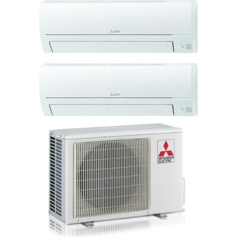 Condizionatore Mitsubishi Electric Dual Split Smart Hr 9+15 con MXZ-2HA50VF R-32 Wi-Fi Optional