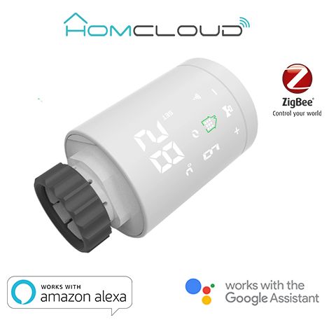 Valvola Termostatica Per Radiatori Smart Digitale Zigbee Smart Life Tuya (Xh-Tvz) (1/5)