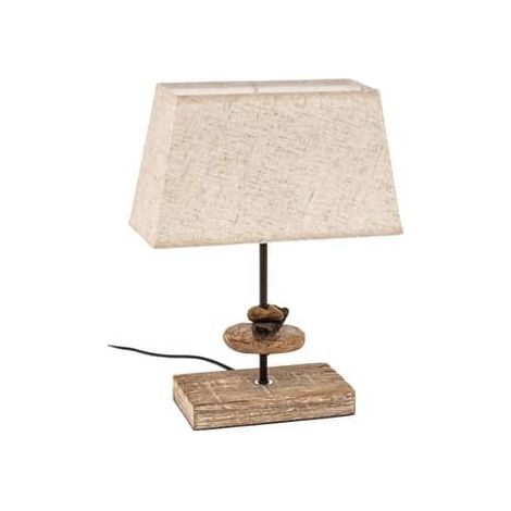 [GEBRAUCHT] B-Ware ONLI Tischlampe Seregon Tischleuchte Leuchte Lampe mit Stoffschirm Höhe 39 cm (1/2)