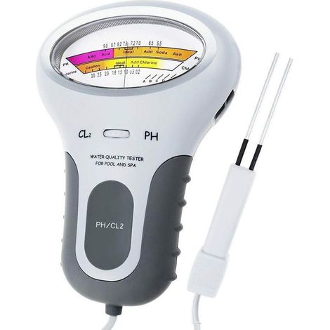 Qualité Eau Testeur,Portable Numérique Moniteur,Ph Eau Testeur Analyse Chlore Piscine Kit Test (1/5)