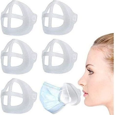 Support de Masque - Non spécifié - 3D en Silicone - Confortable - Lavable - Réutilisable-Ywey (1/5)