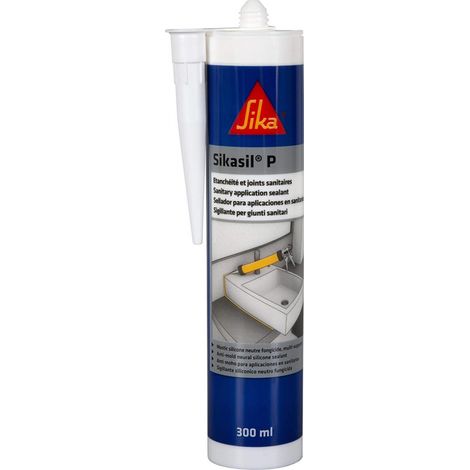 Mastic silicone universel SIKA Sikasil-P Marine - Transparent - 300ml (1/5)
