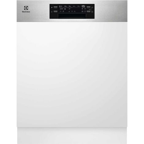 Electrolux – Lave-vaisselle intégré 60 cm – 14 couverts – Classe énergétique D – 42 dB – 8 programmes – Départ différé – EEM48300IX (1/5)