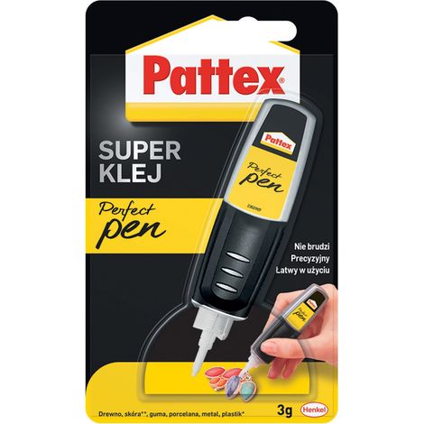 PATTEX Super Perfect Pen: pegamento instantáneo para reparaciones precisas, 3 g