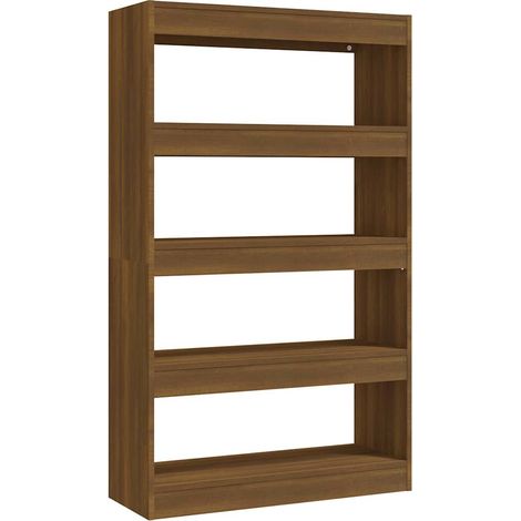 Maison Exclusive - Libreria/Divisorio Rovere Marrone 80x30x135 cm in Truciolato (1/5)