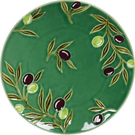 Table Passion - Plat rond Olive 29 cm