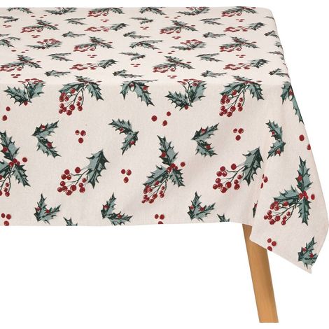 Tischdecke „Hyla“ mit Jacquard-Muster „Stechpalme“, 140 x 240 cm - Feeric lights & christmas (1/2)