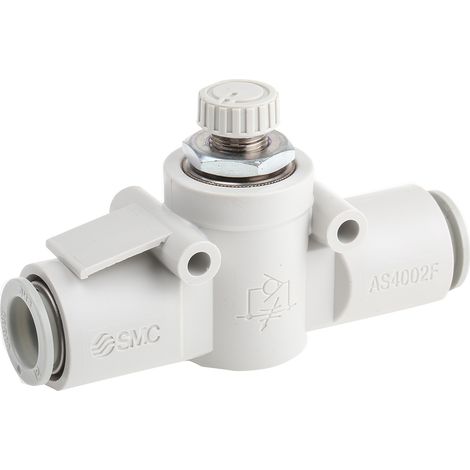 Régulateur de débit SMC AS, 12mm ( Prix pour 1 )