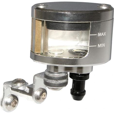 Bremsflüssigkeitsbehälter oval alu cnc für motorrad roller sender