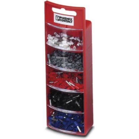 Assortiment d'embouts simples Phoenix Contact 3202960 blanc, gris, rouge, noir, bleu 400 pc(s) (1/2)
