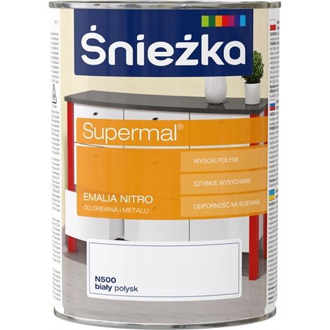 Śnieżka Supermal Nitro 0,8L blanc (1/2)