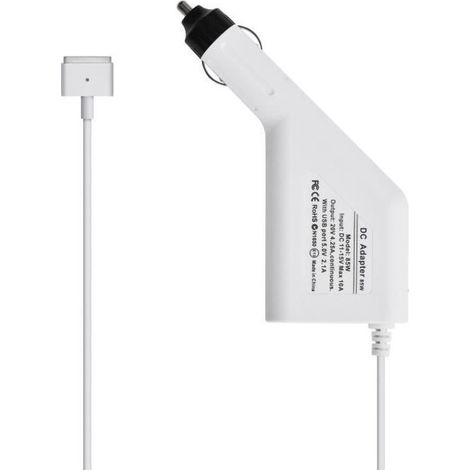 iProtect 85W Universal-Autoladegerät für Apple MacBook mit MagSafe – Weiß (1/5)