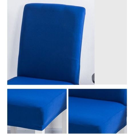 Lot de 6 Housses de chaises universelles, Rouge (1/3)