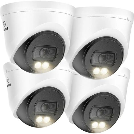 Caméra IP, Résolution 2K, Vision Nocturne en Couleur Complète, I71EH 4PCS (1/2)