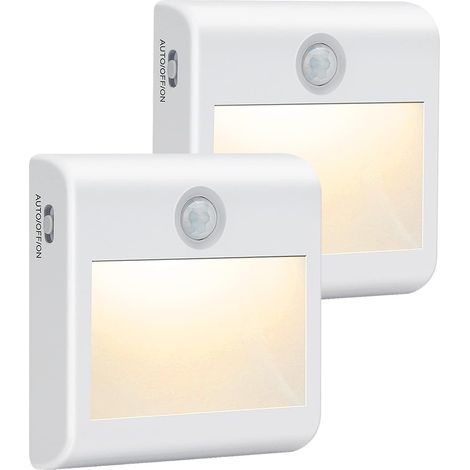 Veilleuse Prise Electriqu-Veilleuse Enfant avec Détecteur de Mouvement-Luminosité réglable,Veilleuse LED(Blanc Chaud/Froid-Réglable),Plug and Play Lampe Nuit pour Chambre Bébé,Cuisine,Couloir-Lot de 2 (1/5)