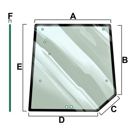 Vitre de cabine VAPORMATIC VPM7363
