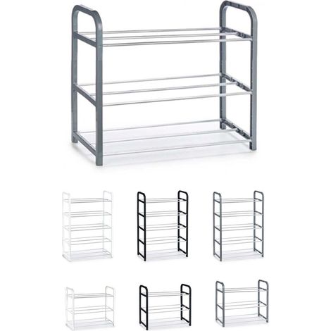 Zapatero de Metal y Plástico – Zapatero Organizador Ideal para Recibidor, Pasillos y Salón (1/5)