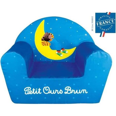 fun-house Clubfauteuil Rot mit Petit Ours Brun für Kinder (1/3)