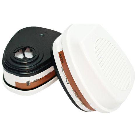 Filtro A2P3 gases y polvos para máscaras 34600, 34620 y 34700 (pack 2 Unds) SAFETOP