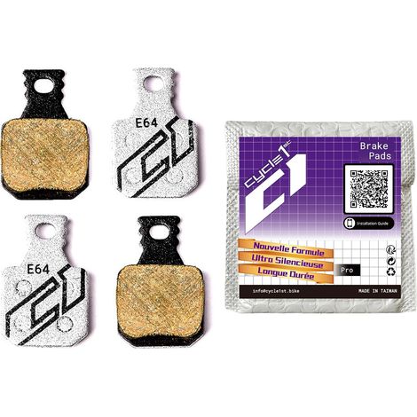 Plaquettes de Frein à Disque vélo Cycle1st compatibles avec étriers Magura 4 Pistons – pour VTT/vélo de Montagne/eMTB – 64 Series (Semi-métallique/Céramique:1 Paire) (1/5)