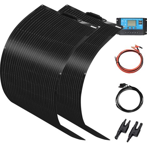 Panneau Solaire Flexible, Haute Efficacité, Design Portable, kit 12V 200W (1/2)