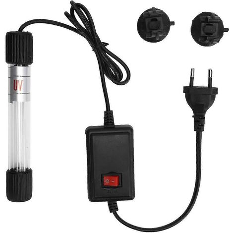 Lampe UV submersible pour aquariums, purification de l'eau, élimination des algues, qualité supérieure WHBYV (1/4)