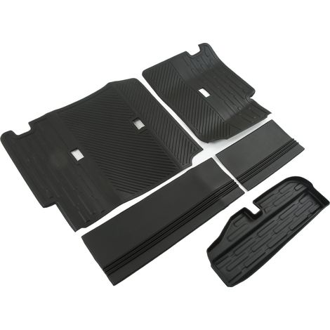5 Pièces Tapis de Protection Dossier Siège Arrière & Revêtement Antichien Tapis de Sol pour Ford Bronco 4 Portes 2021-2022 (1/5)