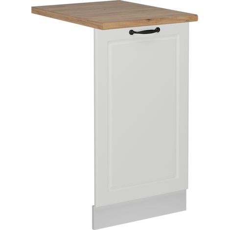 Pannello frontale della lavastoviglie R-Line, Bianco casa di campagna, 45 cm , PL Rovere, Vicco