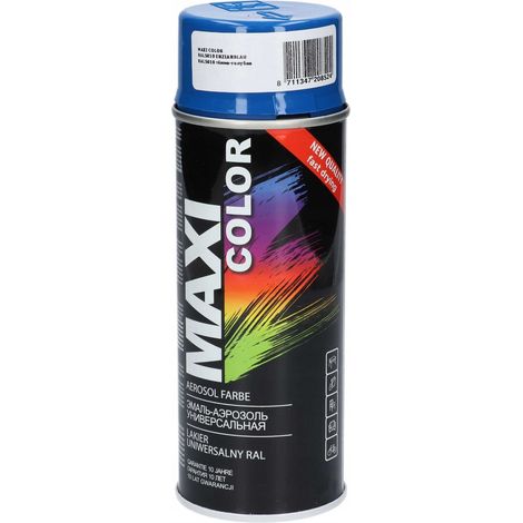 Acryllack blau glänzend RAL 5010 Maxi-Farbe 400 ml Motip (1/5)
