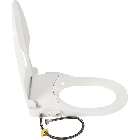 Bidet-Toilettensitz, Dual-Düsen-Waschung, umweltfreundliches Design, WEISS (1/2)