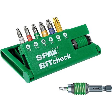 BITCheck Spax Torx T-Star Plus jeu d'embouts (1/4)