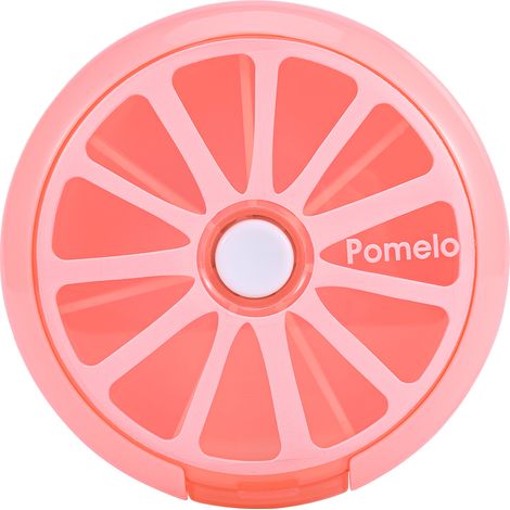 Rotative pilulier, boîte à pilules facile à transporter, étui à médicaments, boîte de rangement pour vitamines (1/5)