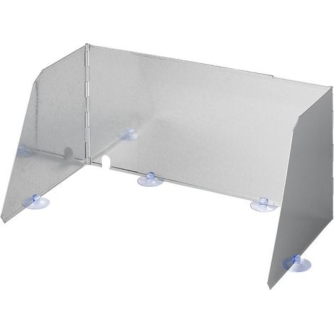 Paravento cottura 3 pezzi in acciaio pieghevole ed estensibile 38573 x 27 x 24 cm (1/5)