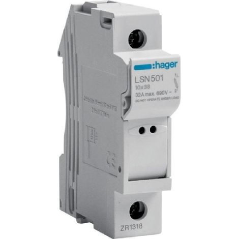 Hager LSN501 Modularesicherungsautomat 1P 32A DIN-Schiene