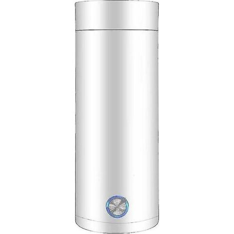 Online Store - Bouilloire portable pour boissons saines, fait bouillir l'eau rapidement, avec fonction d'arrêt automatique, 400 ml (blanche) (1/4)