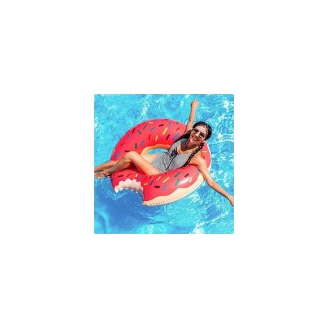 Bouée Donuts, Anneau de Natation Bouée d'été Eau Jouet bouée Piscine bouée Gonflable bouet Gonflable Piscine Gonflable pour Piscine Bouée de Piscine pour Adultes et Enfants 120CM