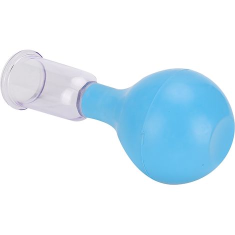 Ventouse massage corps en caoutchouc bleu, thérapie par ventouses sous vide, soin bien-être, boule souple, lot de 3, santé et relaxation musculaire (1/5)