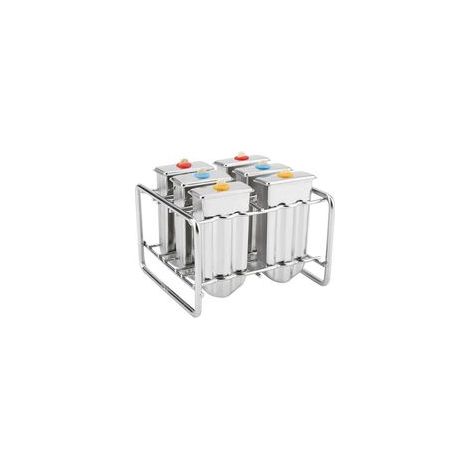 Vaschette per cubetti di ghiaccio in acciaio inox, utensili da cucina, stampi per ghiaccio in acciaio inox, stampi per gelato, risultati eccezionali - Crezuo