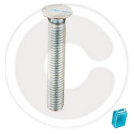 10 vis mA talliques A tA te plate Vis 6x40 mm avec A crous en acier zinguA