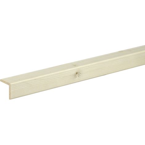 Neuhofer Winkelleiste 240 cm 28 x 28 mm Fichte/Kiefer Leisten (1/3)