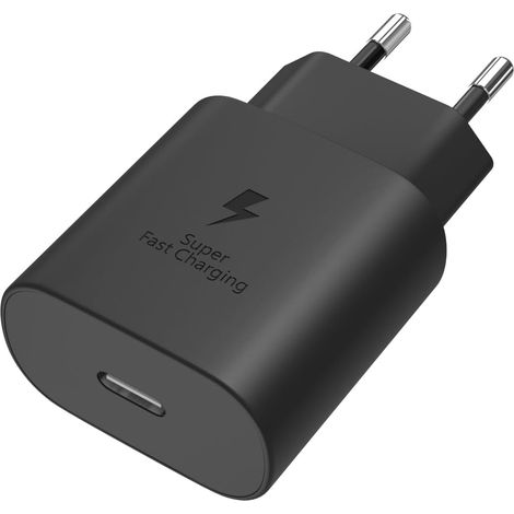 Port USB Type C 25W USB C Bloc Chargeur Rapide pour S24/S23/ S22 /S21 /S21 Ultra 5g / S20 Ultra/ S20 /S20+ / S10 /S9 / S8/ A71 / A52 /A51/ A32/ A31/A16/A55/A54 5G, EP-TA800N Chargeur (1/5)