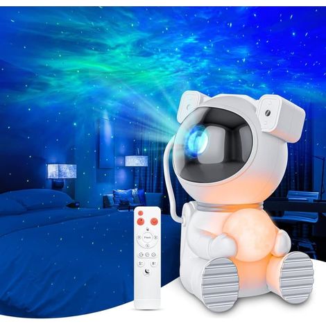 Filiyano – Lampe projecteur astronaute, veilleuse galaxie avec lampe lune, nébuleuse LED, minuterie et télécommandeTFTF (1/5)